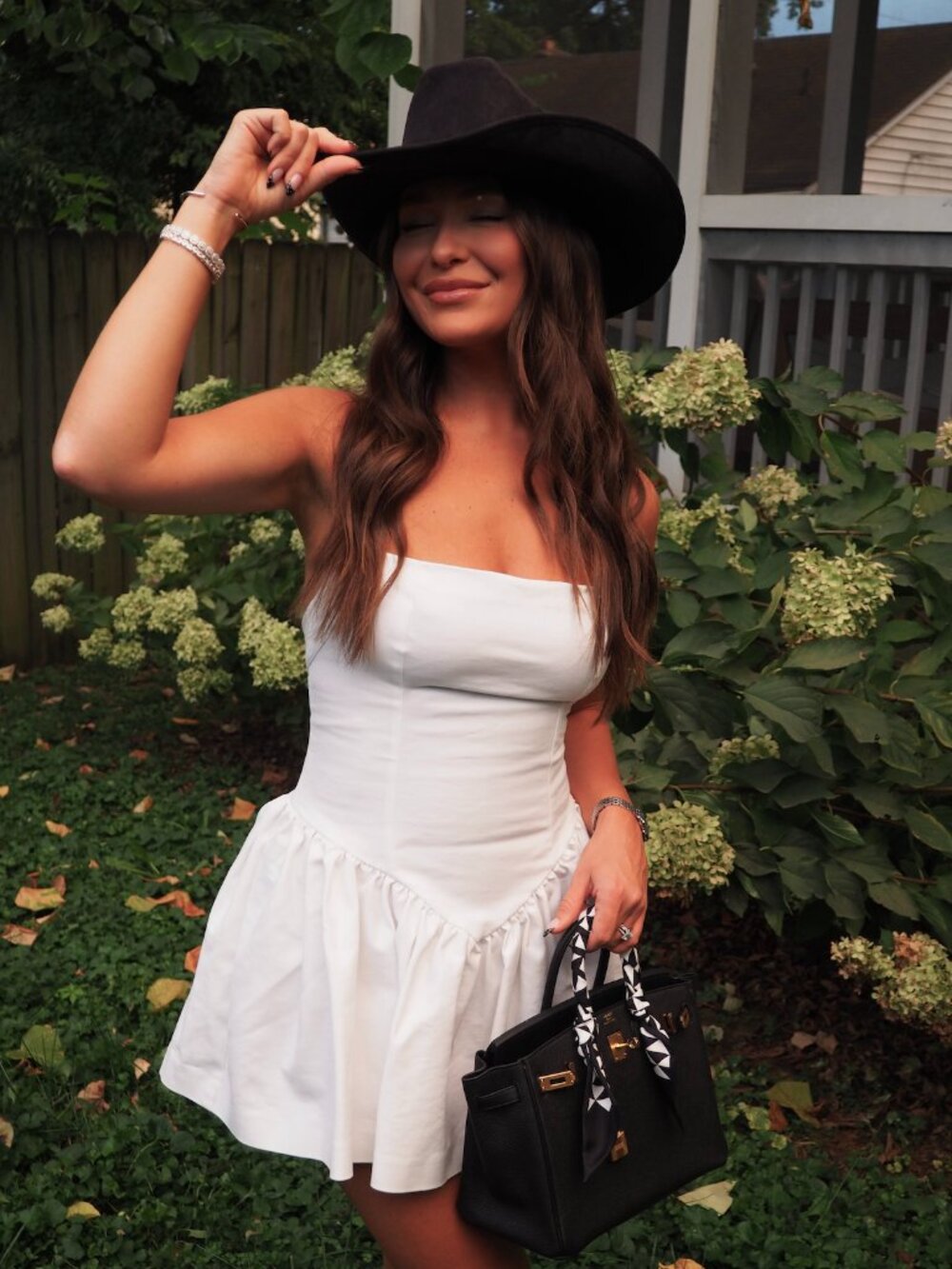 Faille Halter Mini Dress
